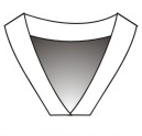 V-Neck Flat Bottom Collar