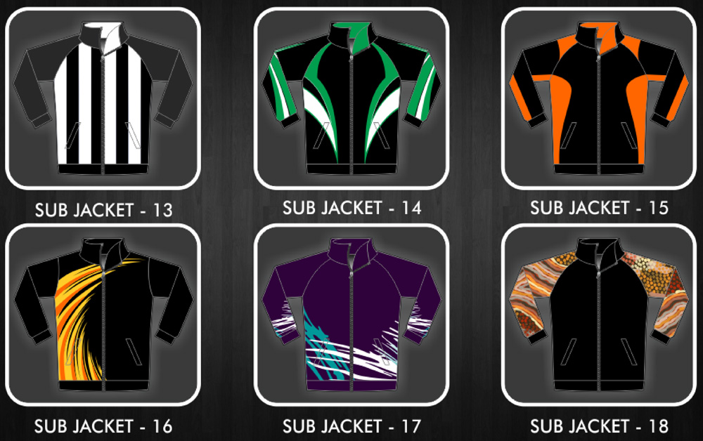 Sublimated Jackets and Hoodies